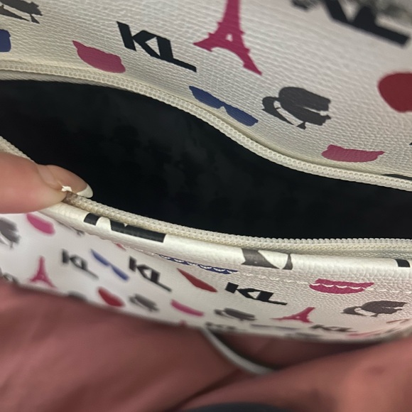 Karl Lagerfeld Multicolor Iconic Print Backpack - Picture 5 of 6